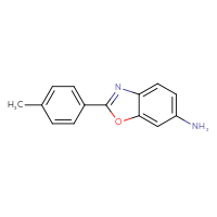 Chemical structure of 2-(4-methylphenyl)-1,3-benzoxazol-6-amine - CSSB00000666458