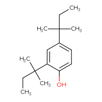 Chemical structure of 2,4-bis(2-methylbutan-2-yl)phenol - CSSB00000499725