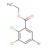 Chemical structure of ethyl 5-bromo-2,3-dichlorobenzoate - CSSB00012920313