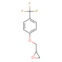 Chemical structure of 2-{[4-(trifluoromethyl)phenoxy]methyl}oxirane - CSSB00011256441