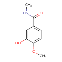 Chemical structure of 3-hydroxy-4-methoxy-N-methylbenzamide - CSSB00012187482