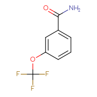 Chemical structure of 3-(trifluoromethoxy)benzamide - CSSB00011217590