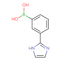 Chemical structure of [3-(1H-imidazol-2-yl)phenyl]boronic acid - CSSB00000095803