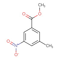 Chemical structure of methyl 3-methyl-5-nitrobenzoate - CSSB00000750098