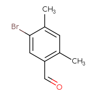 Chemical structure of 5-bromo-2,4-dimethylbenzaldehyde - CSSB00015535572