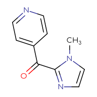 Chemical structure of 4-(1-methyl-1H-imidazole-2-carbonyl)pyridine - CSSB00000766945