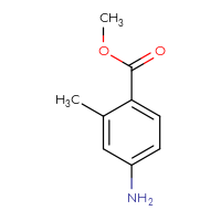 Chemical structure of methyl 4-amino-2-methylbenzoate - CSSB00000751657