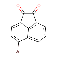 Chemical structure of 5-bromo-1,2-dihydroacenaphthylene-1,2-dione - CSSB00020647277