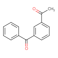 Chemical structure of 1-(3-benzoylphenyl)ethan-1-one - CSSB00020607096