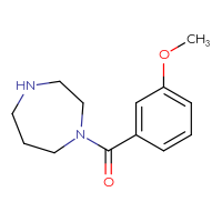 Chemical structure of 1-(3-methoxybenzoyl)-1,4-diazepane - CSSB00000628952