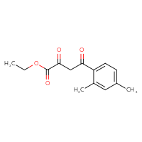 Chemical structure of ethyl 4-(2,4-dimethylphenyl)-2,4-dioxobutanoate - CSSB00000301335