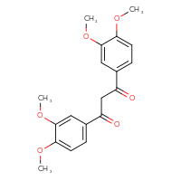 Chemical structure of 1,3-bis(3,4-dimethoxyphenyl)propane-1,3-dione - CSSB00015198231