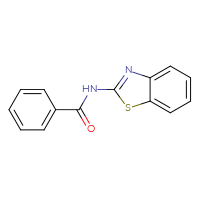 Chemical structure of N-(1,3-benzothiazol-2-yl)benzamide - CSSB00028004633