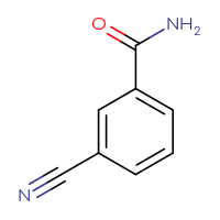 Chemical structure of 3-cyanobenzamide - CSSB00000162359