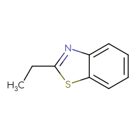 Chemical structure of 2-ethyl-1,3-benzothiazole - CSSB00000029427
