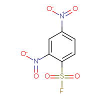 Chemical structure of 2,4-dinitrobenzene-1-sulfonyl fluoride - CSSB00102726191