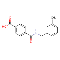Chemical structure of 4-{[(3-methylphenyl)methyl]carbamoyl}benzoic acid - CSSB00015199712