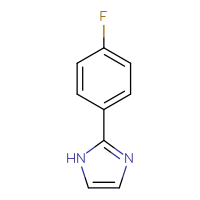 Chemical structure of 2-(4-fluorophenyl)-1H-imidazole - CSSB00011393229