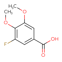 Chemical structure of 3-fluoro-4,5-dimethoxybenzoic acid - CSSB00010161254