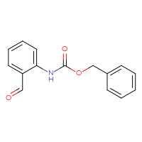 Chemical structure of benzyl N-(2-formylphenyl)carbamate - CSSB00010243400
