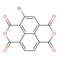 Chemical structure of 9-bromo-6,13-dioxatetracyclo[6.6.2.0⁴,¹⁶.0¹¹,¹⁵]hexadeca-1,3,8(16),9,11(15)-pentaene-5,7,12,14-tetrone - CSSB00134613681