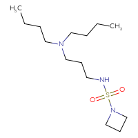 Chemical structure of N-[3-(dibutylamino)propyl]azetidine-1-sulfonamide - CSMB06417580922