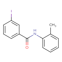 Chemical structure of 3-iodo-N-(2-methylphenyl)benzamide - CSSB00018979490