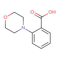 Chemical structure of 2-(morpholin-4-yl)benzoic acid - CSSB00000747622