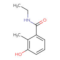 Chemical structure of N-ethyl-3-hydroxy-2-methylbenzamide - CSSB00013108983