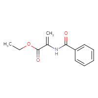 Chemical structure of ethyl 2-(phenylformamido)prop-2-enoate - CSSB00010567386