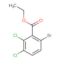Chemical structure of ethyl 6-bromo-2,3-dichlorobenzoate - CSSB00135465368