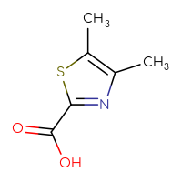 Chemical structure of dimethyl-1,3-thiazole-2-carboxylic acid - CSSB00000720814