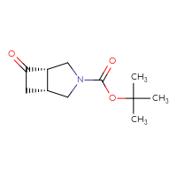 Chemical structure of tert-butyl (1R,5S)-6-oxo-3-azabicyclo[3.2.0]heptane-3-carboxylate - CSSB00016053371