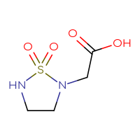 Chemical structure of 2-(1,1-dioxo-1λ⁶,2,5-thiadiazolidin-2-yl)acetic acid - CSSB00010321264