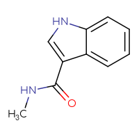 Chemical structure of N-methyl-1H-indole-3-carboxamide - CSSB00000198138