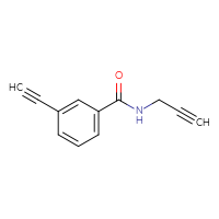Chemical structure of 3-ethynyl-N-(prop-2-yn-1-yl)benzamide - CSSB03550278937
