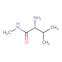 Chemical structure of (2R)-2-amino-N,3-dimethylbutanamide - CSSB00012022924