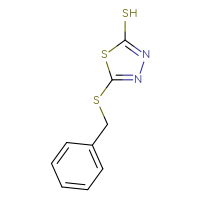 Chemical structure of 5-(benzylsulfanyl)-1,3,4-thiadiazole-2-thiol - CSSB00000010672