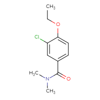 Chemical structure of 3-chloro-4-ethoxy-N,N-dimethylbenzamide - CSSB00030904610