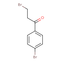 Chemical structure of 3-bromo-1-(4-bromophenyl)propan-1-one - CSSB00010148254
