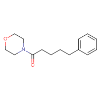 Chemical structure of 1-(morpholin-4-yl)-5-phenylpentan-1-one - CSSB00103766949