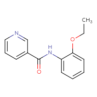Chemical structure of N-(2-ethoxyphenyl)pyridine-3-carboxamide - CSSB00026263927