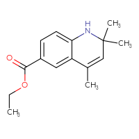 Chemical structure of ethyl 2,2,4-trimethyl-1,2-dihydroquinoline-6-carboxylate - CSSB00020654090