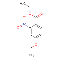 Chemical structure of ethyl 4-ethoxy-2-nitrobenzoate - CSSB00121734382