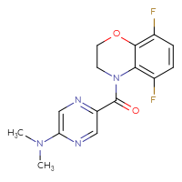 C15H14F2N4O2