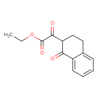 Chemical structure of ethyl 2-oxo-2-(1-oxo-1,2,3,4-tetrahydronaphthalen-2-yl)acetate - CSSB00005563417