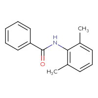 Chemical structure of N-(2,6-dimethylphenyl)benzamide - CSSB00000481665