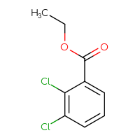 Chemical structure of ethyl 2,3-dichlorobenzoate - CSSB00000170263