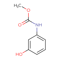 Chemical structure of methyl N-(3-hydroxyphenyl)carbamate - CSSB00000741004