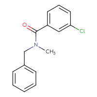 Chemical structure of N-benzyl-3-chloro-N-methylbenzamide - CSSB00000001465